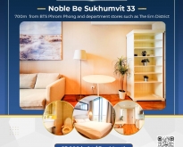 ให้เช่าคอนโด Noble BE 33 โนเบิล บี สุขุมวิท 33 ใกล้ BTS พร้อมพงษ์ และ