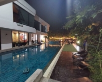 pool villa ติดแม่น้ำ พร้อมอาคารสำนักงาน  ให้เช่า 150,000 บาท/เดือ