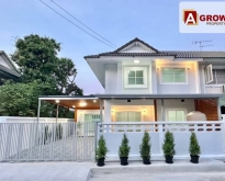 หมู่บ้านพฤกษา 26  บางใหญ่อยู่ต้นโครงการหน้าหมู่บ้านมีเซเว่น