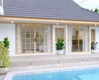 R7 บ้านพูลวิลล่า Japanese style โซนสันทราย มีดาดฟ้าสำหรับนั่งชิลล