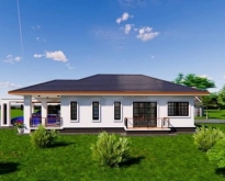 บ้านเดี่ยวสร้างใหม่ สไตล์โมเดิร์น