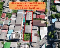 ที่ดิน ถนนประชาราษฏร์ ใกล้ท่าน้ำนนท์