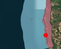 ขายที่ดินเปล่า 19-3-56 ไร่ ติดถนนติดทะเล ต.หาดเล็ก จ.ตราด, ราคา 4
