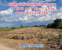 #ที่ดินวังน้อย อยุธยา 14 ไร่ 61 ตร.ว ไร่ละ 1.5 ล้าน