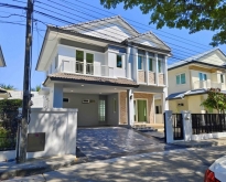 ขายบ้านเดี่ยว 70ตรว. มัณฑนา บางนา กม13 ด้านหน้าโครงการ ใกล้สวนร่ม