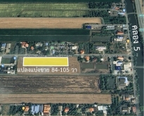 ขายที่ดิน 84-168 วา คลอง 5  ซอยสุวรรณทัพ ตรงข้ามศูนย์ราชการ