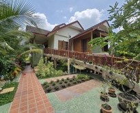 ขายที่ดินพร้อมบ้านเดี่ยว บ้านริมคลอง ต.ท่าคา อ.อัมพวา สมุทรสงคราม