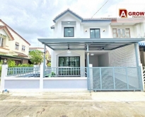 ม. อักษรา-บางบัวทอง ซอย5 บ้านหลังมุม มีพื้นที่ข้างบ้าน
