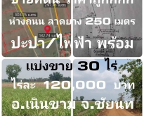 ขายที่ดิน ราคาถูกๆ /หน้าติดสาธารณะ2ฝั่ง ที่สวยดินดี/มีบ่อพัก