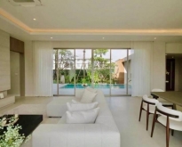 บ้านสไตล์โมเดิร์นพูลวิลล่าสร้างใหม่ในโครงการ ใกล้โรงเรียนนานาชาติ